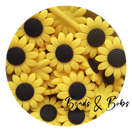 Silicone Daisy Beads - 7 Colours