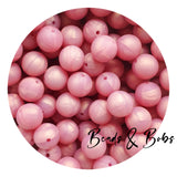 15mm Plain Colour Round Silicone Beads - 98 Colours