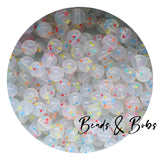 9mm Round Plain Colour Silicone Beads - 6 Colours