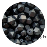 14mm Plain Colour Hexagon Beads - 38 Colours