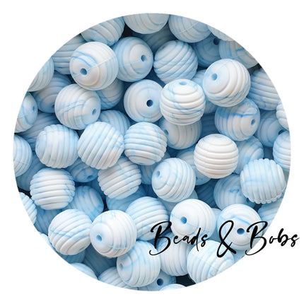 15mm SPIRAL Silicone Beads - 23 Colours
