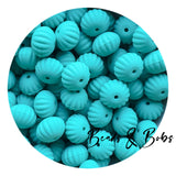 Silicone Scalloped Beads - 8 Colours