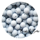 15mm Plain Colour Round Silicone Beads - 98 Colours