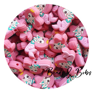 Silicone Mermaid Beads - 2 Colours