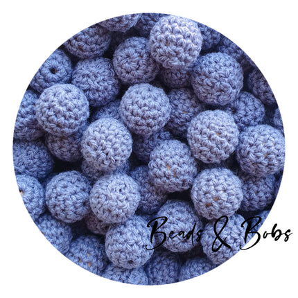 16mm Crochet Wooden Beads - 10 Colours