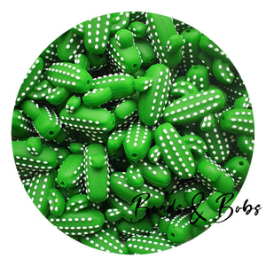 Silicone Textured Cactus Beads