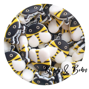 Silicone Bee Beads - 2 Colours
