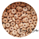 12mm Abacus Beechwood Beads