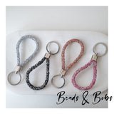 Crystal Rope Keychain - 4 Colours