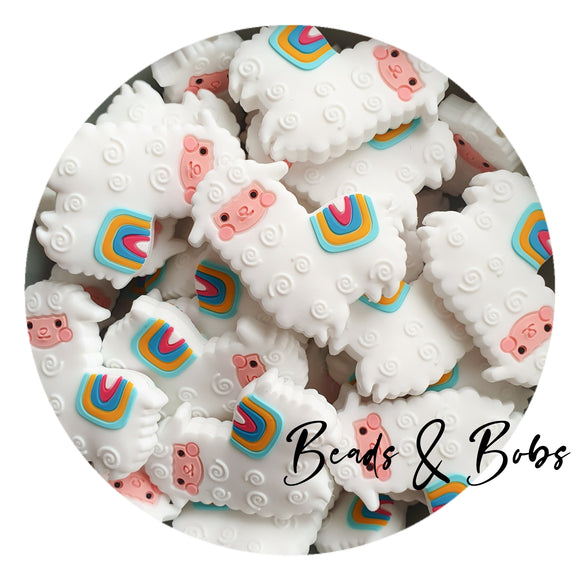 Silicone Llama Beads - 3 Colours