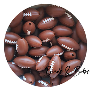 Silicone Football Beads