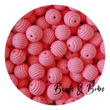 15mm SPIRAL Silicone Beads - 22 Colours