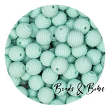 15mm SPIRAL Silicone Beads - 22 Colours