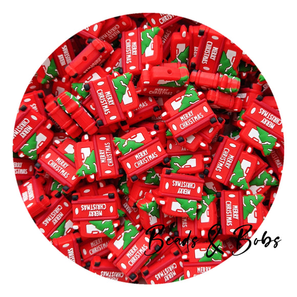 Silicone Christmas Truck Beads