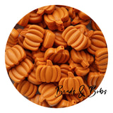 Silicone Pumpkin Beads - 2 Colours