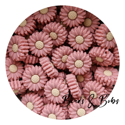 Silicone Little Daisy Beads - 10 Colours