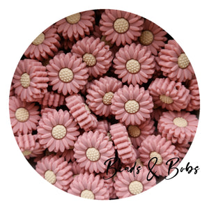 Silicone Little Daisy Beads - 7 Colours