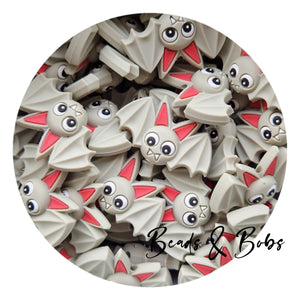 Silicone Halloween Big Eye Bat Beads