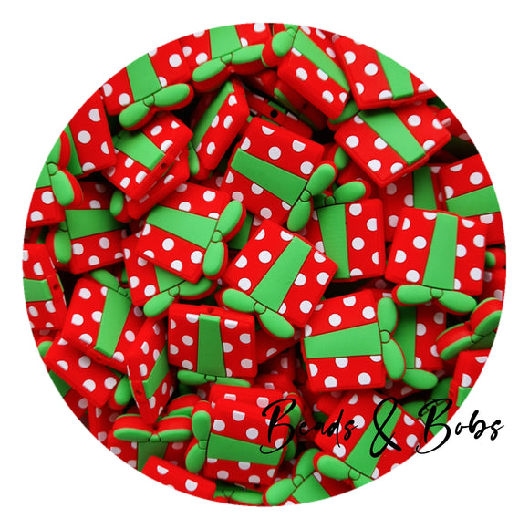 Silicone Christmas Present Beads