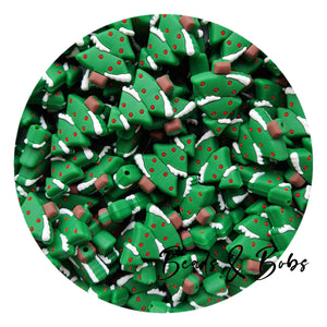 Silicone Christmas Forest Tree Beads