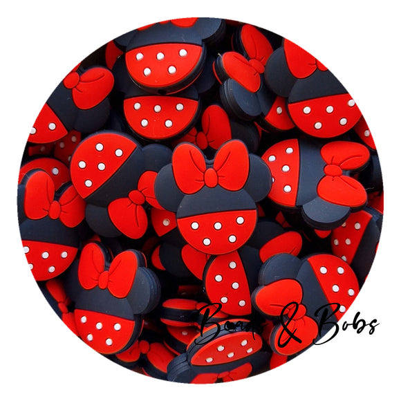 Silicone Minnie Beads - 6 Colours