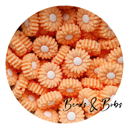 Silicone Little Daisy Beads - 10 Colours