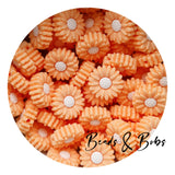 Silicone Little Daisy Beads - 7 Colours