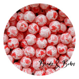 15mm Round Printed Beads - 30 Colours