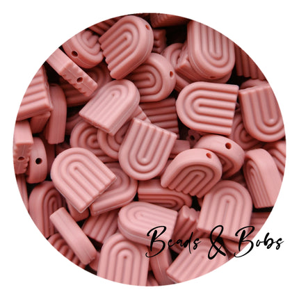 Silicone Arch Rainbow Beads - 13 Colours