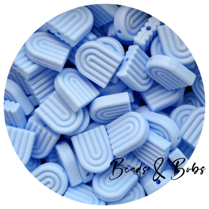Silicone Arch Rainbow Beads - 13 Colours