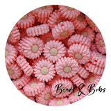 Silicone Little Daisy Beads - 7 Colours