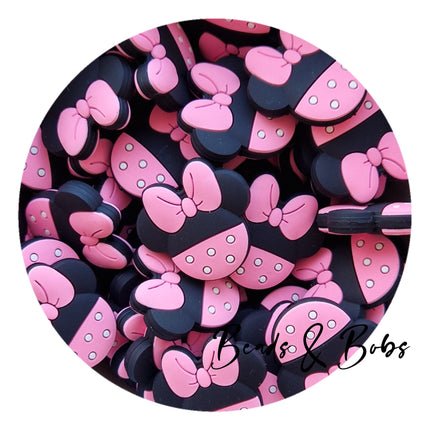 Silicone Minnie Beads - 7 Colours