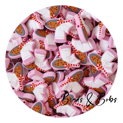 Silicone Milk & Cookies Beads