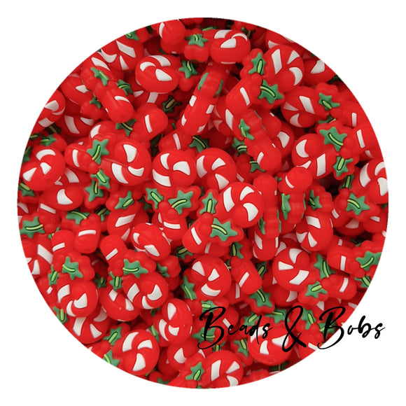 Silicone Candy Cane Beads