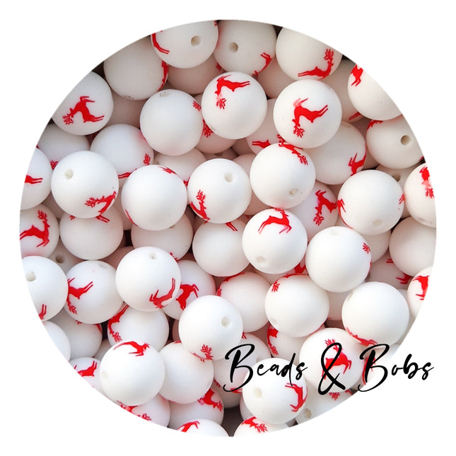 15mm Silicone Stamp Beads - 7 Colours