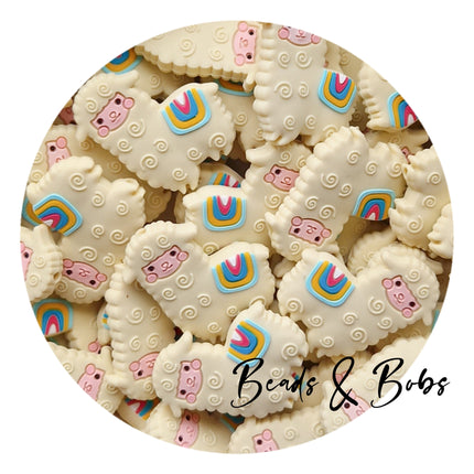Silicone Llama Beads - 3 Colours