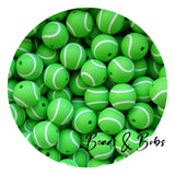 15mm Round Printed Beads - 30 Colours