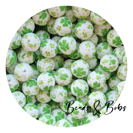 15mm Round Printed Beads - 36 Colours