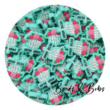 Silicone Drop Dead Skeleton Hand Beads- 4 Colours