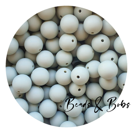 15mm Plain Colour Round Silicone Beads - 100 Colours