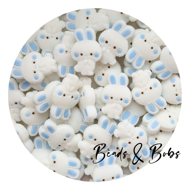 Silicone Baby Bunny Beads - 2 Colours