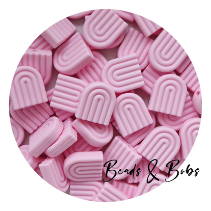 Silicone Arch Rainbow Beads - 13 Colours