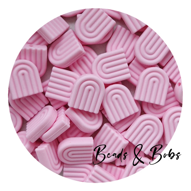 Silicone Arch Rainbow Beads - 13 Colours