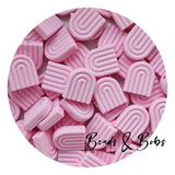 Silicone Arch Rainbow Beads - 11 Colours