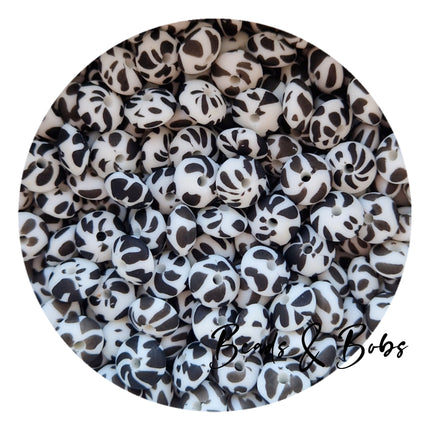 12mm Lentil Silicone Beads - 27 Colours