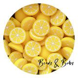 Silicone Citrus Beads - 3 Colours