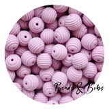 15mm SPIRAL Silicone Beads - 22 Colours