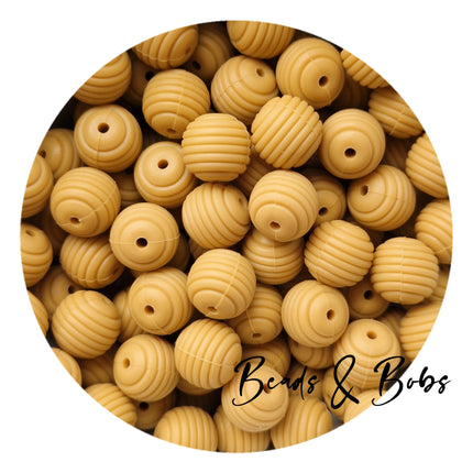 15mm SPIRAL Silicone Beads - 23 Colours