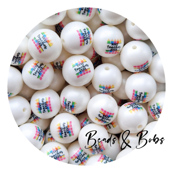 20mm Stamp Acrylic Beads