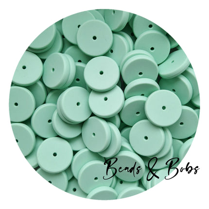 Silicone Disk Beads - 14 Colours